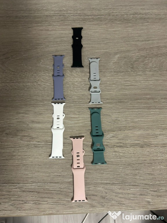 Curea Apple Watch–Silicon Premium–38/40/41/42mm–Seria 10/9/8/7/SE NOUĂ