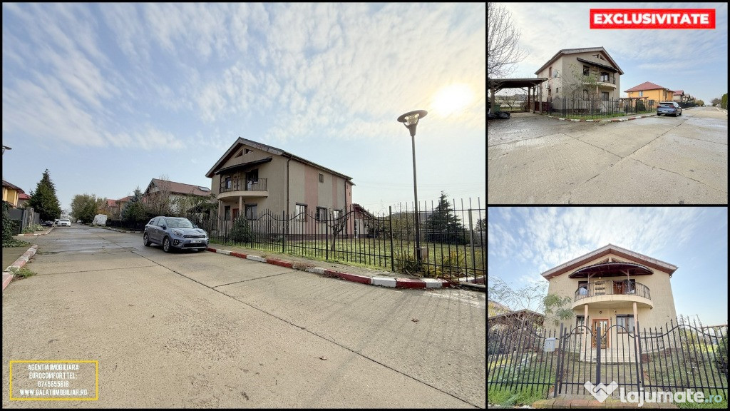 Vilă Spațioasă în Complex Rezidențial Privat – Vanatori Galati