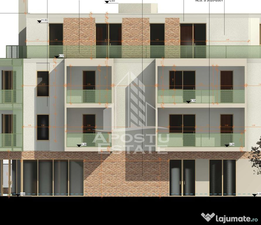 DE VÂNZARE - ap 2 camere in bloc nou cu poziție excelentă