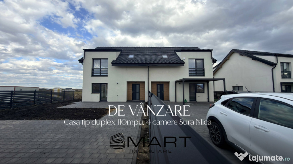 Vila tip duplex 4 camere zona Central Sura Mica