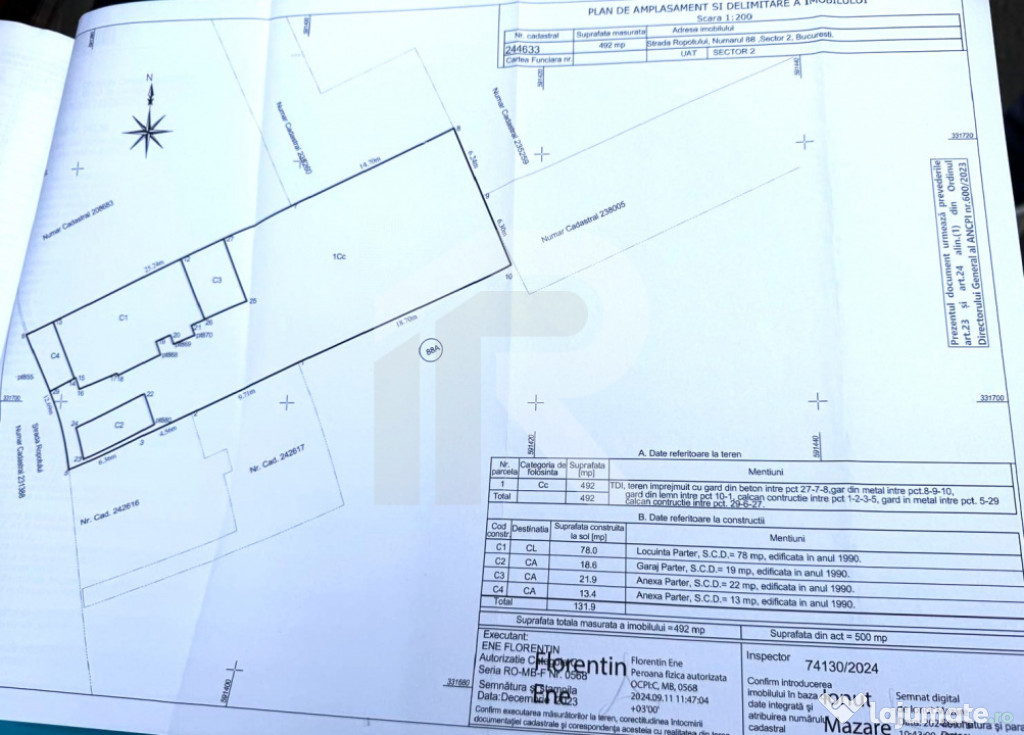 Teren 500 m , ideal constructie casa, zona Andronache