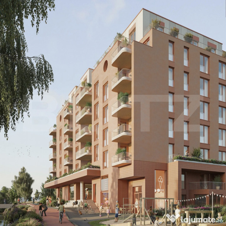 Comision 0! River by Hexagon Apartament 4 camere 86 mp Teras