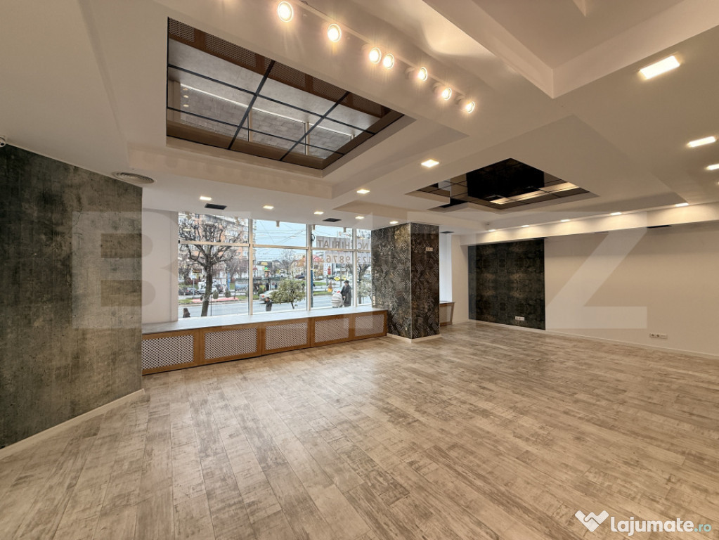 Spațiu comercial 145 mp, vitrină, vad excelent, Calea Bucu