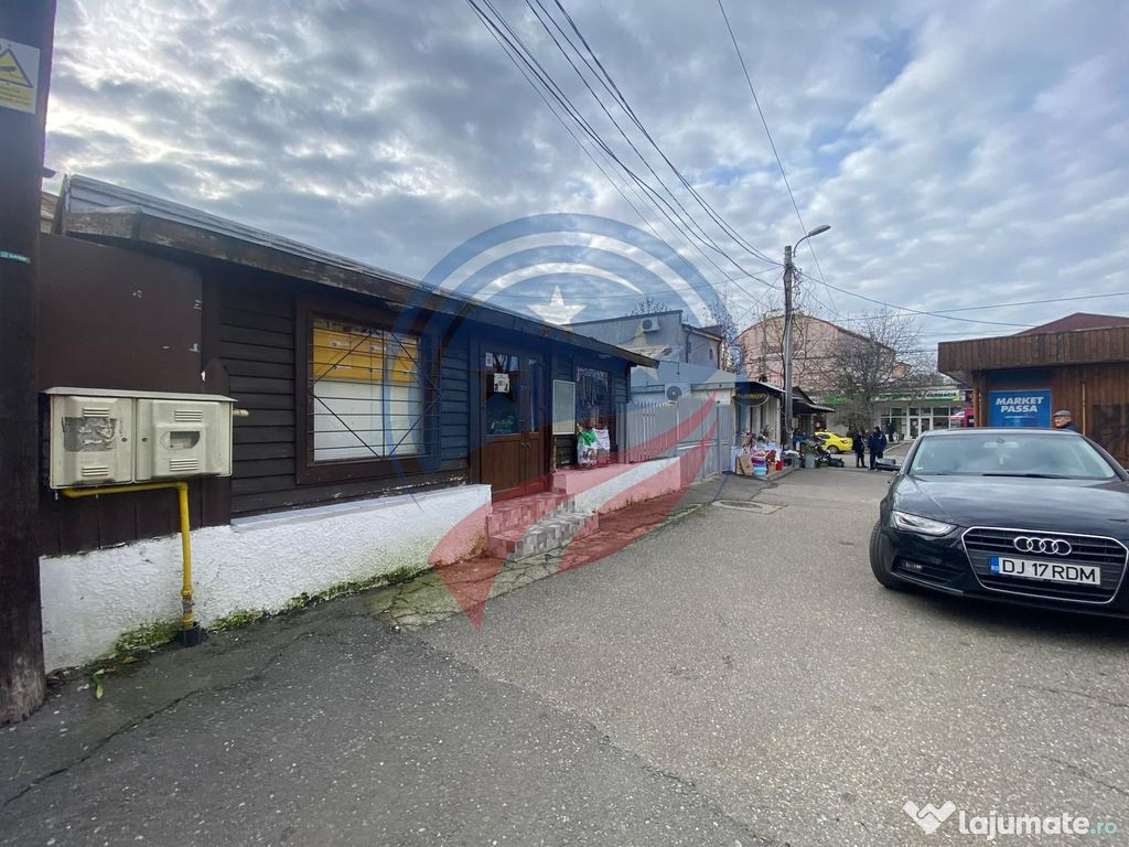 TEREN 400 M CU SPATII COMERCIALE ACTIVE