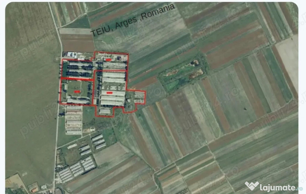 Teren industrial intravilan – 12 ha – toate utilitățil