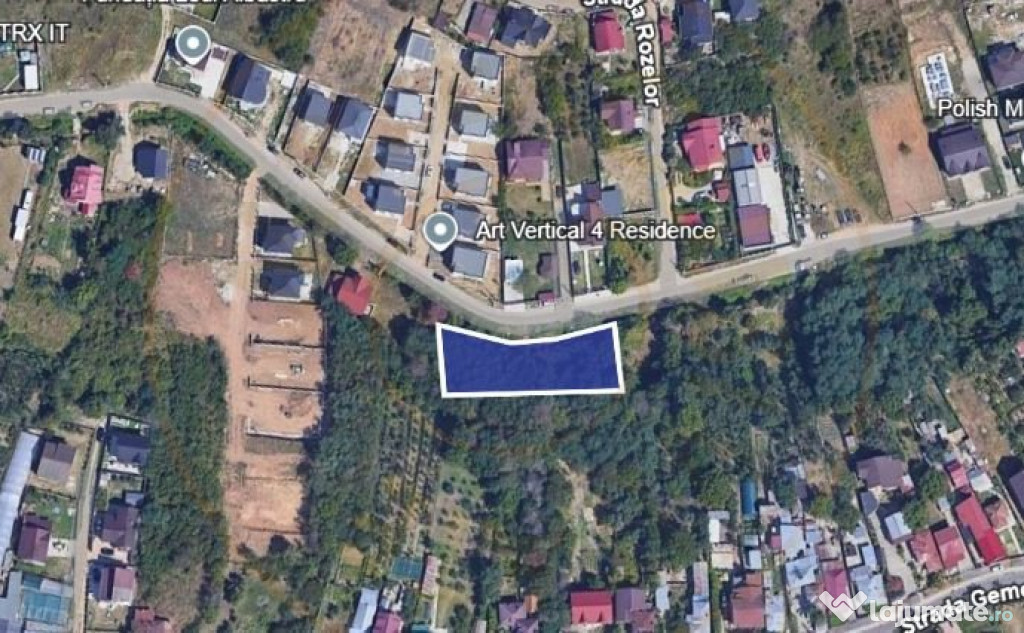 Teren intravilan 1299 MP Geamana, Pitesti – zona excelen