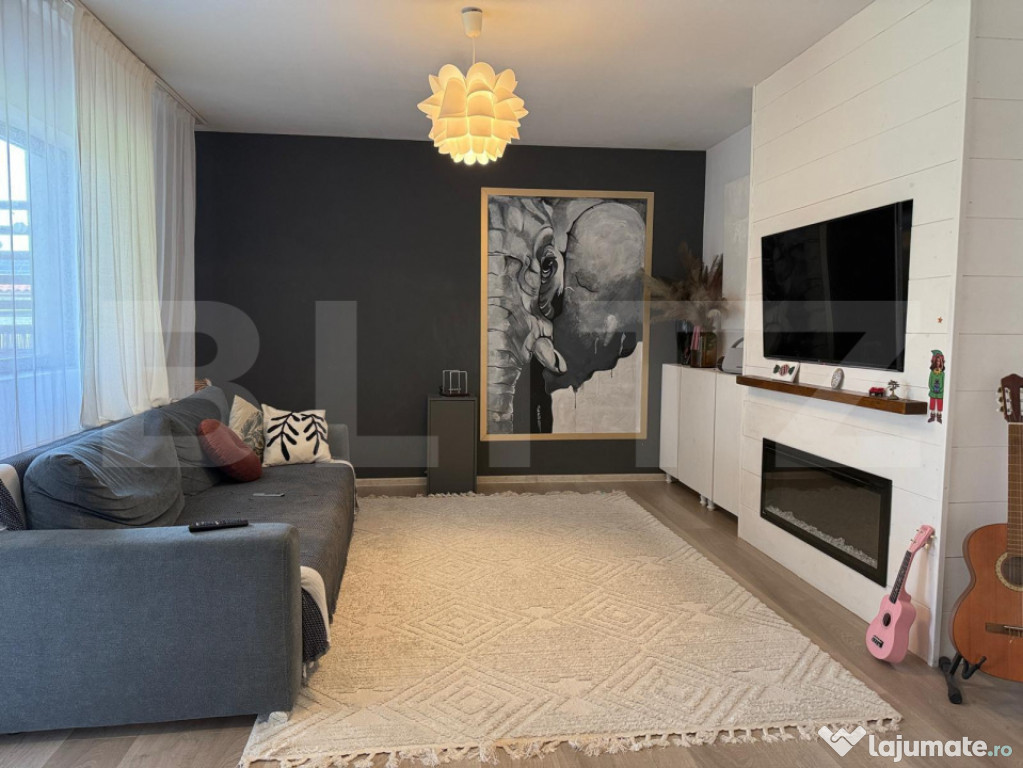 Duplex 4 camere Moșnița Veche complet mobilat si utilat