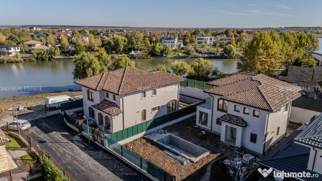 Vila moderna cu vedere la lac, ambient intim si elegant, piscina