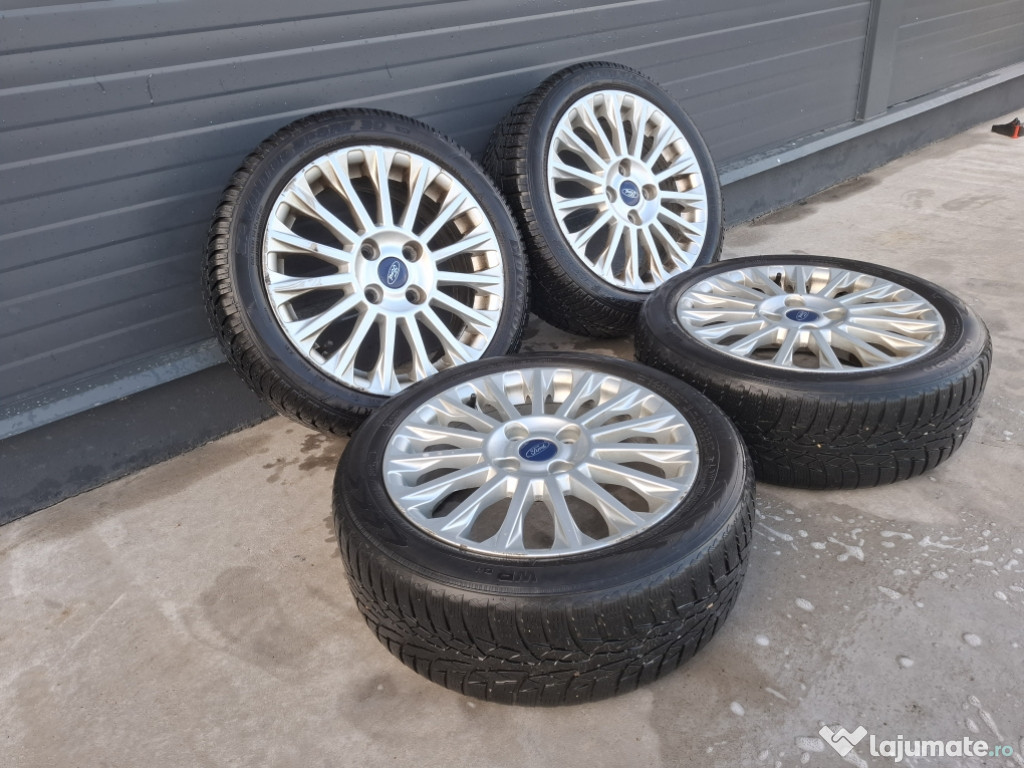 Jante Ford Fiesta 4x108 16 cu anvelope de iarnă 195 50 16