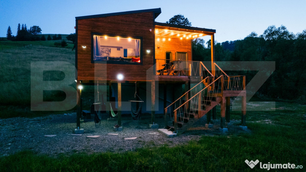 Cabana Tiny House cu 2ha teren intravilan în Bucovina, Mol