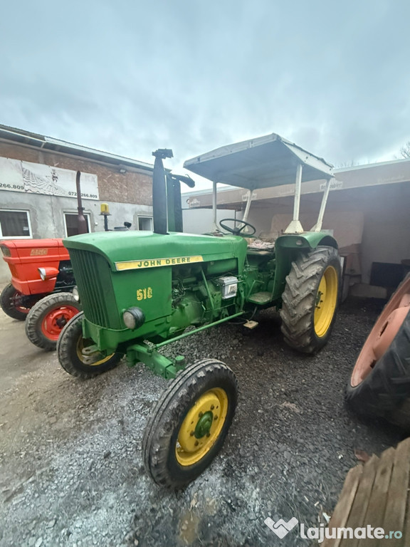 Tractor John Deere 510 cu cositoare - import Italia