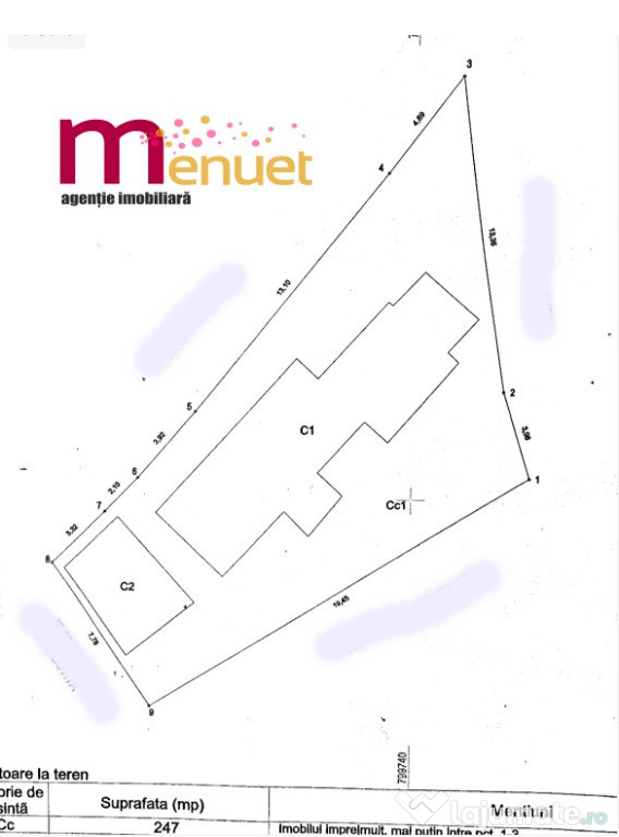 Casa +Teren 247mp,zona Monument