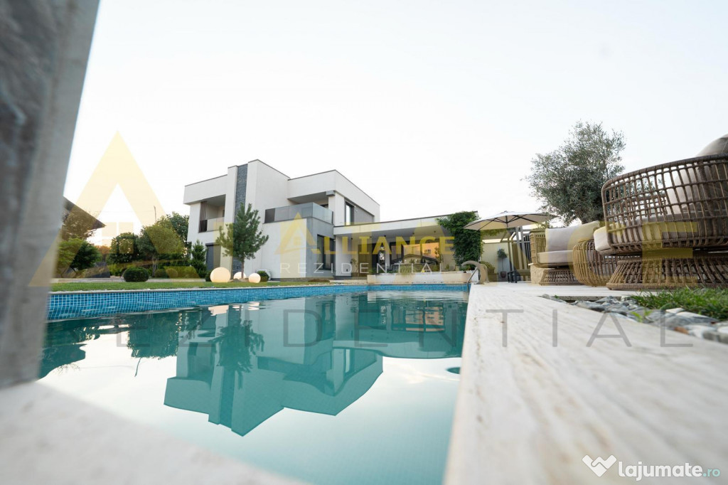 Vila de lux P 1E ||5 camere 5 bai dressing || 850mp teren