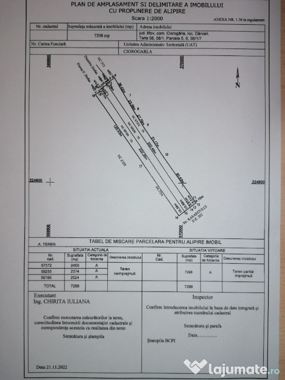 Vând teren intravilan