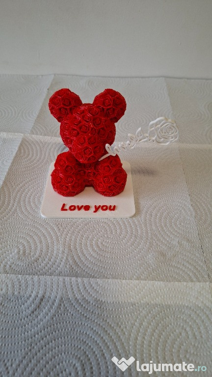 Figurina 3D in forma de ursulet