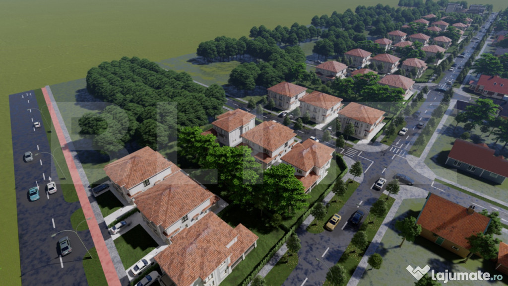 Teren parcelat pentru dezvoltare rezidențială - PUZ în lu