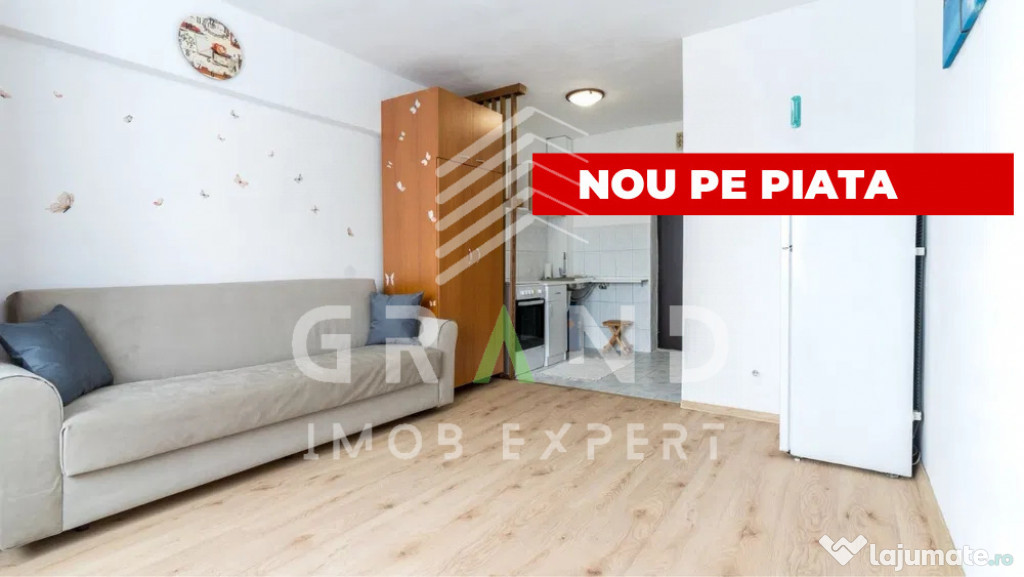 Garsoniera semidecomandata | Etaj 3 | Termoficare | Marasti