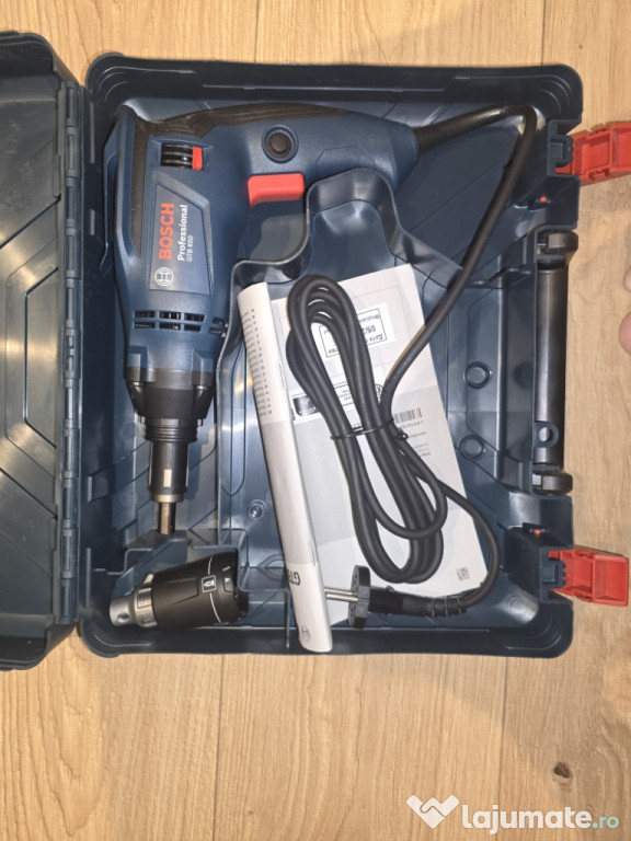 Bosch Surubelnita cu limitator de reglare a adancimii 650 W GTB 650