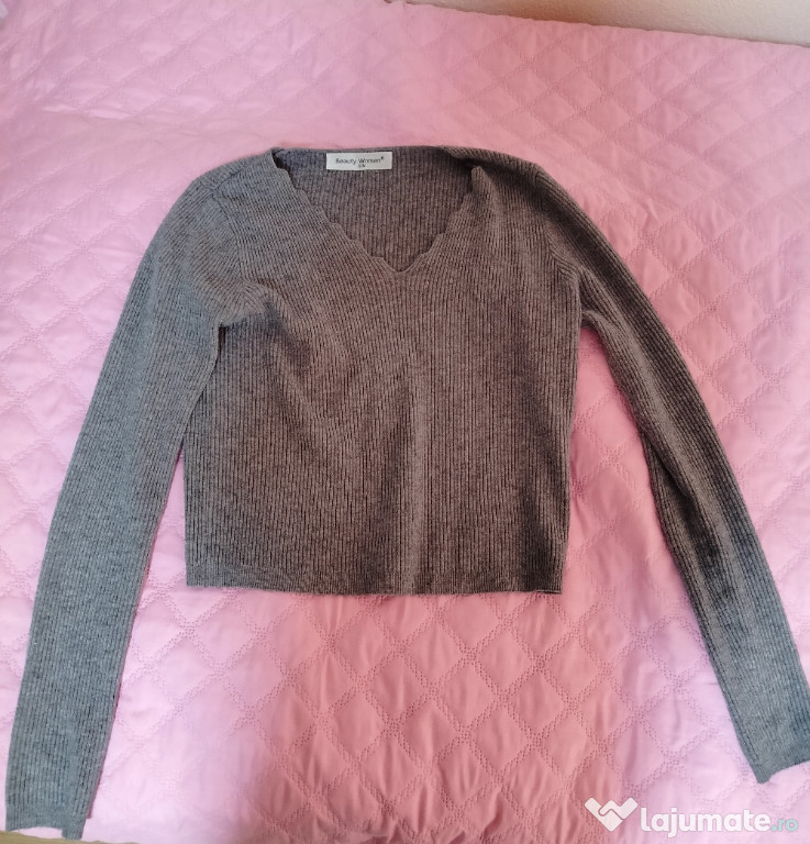 Vând bluză gri, noua. S/M