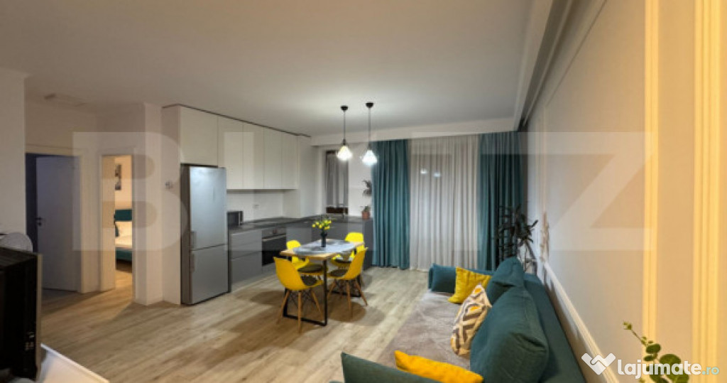Apartament 2 camere, lux, parcare subterana, zona: Iulius Ma