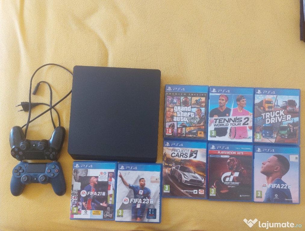 PS 500GB negru slim