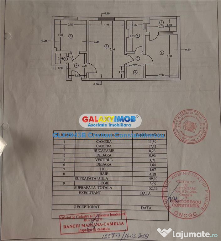 Apartament 2 camere,52 Mp ParkLake Mall ,Parcul IOR, Dristor