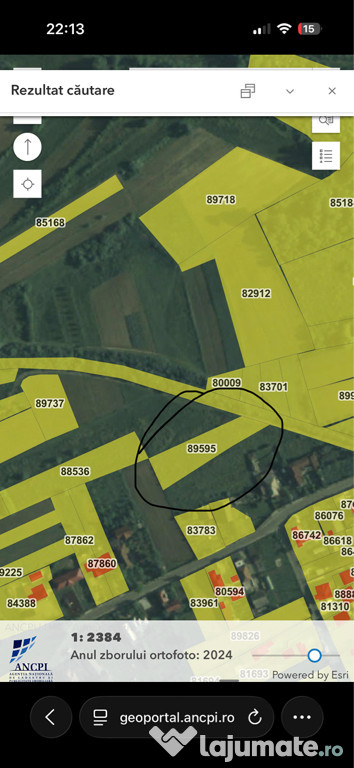 Vând Teren Bascov sat Mica lângă calea ferată