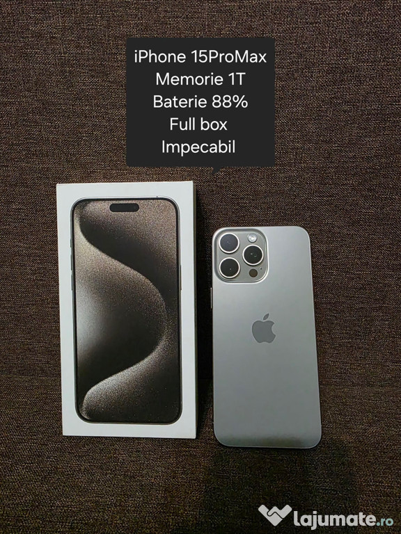 IPhone 15ProMax impecabil