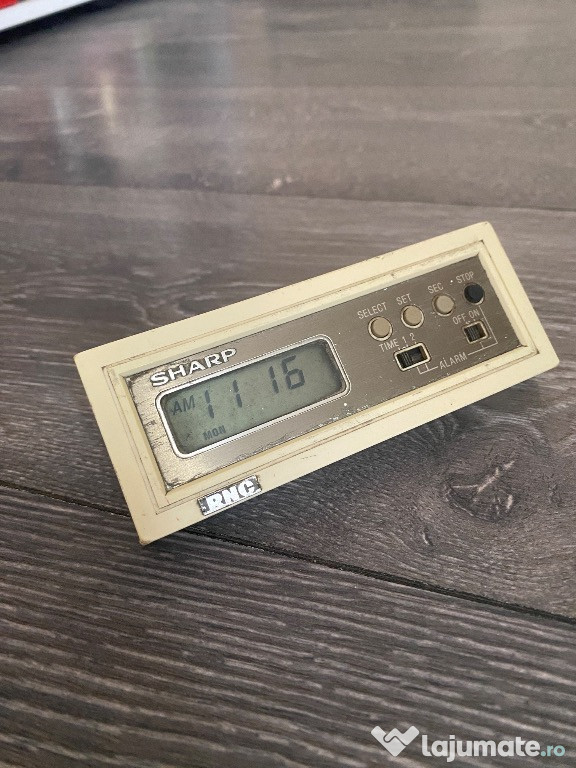 Ceas vintage Sharp CT‑451 – funcțional