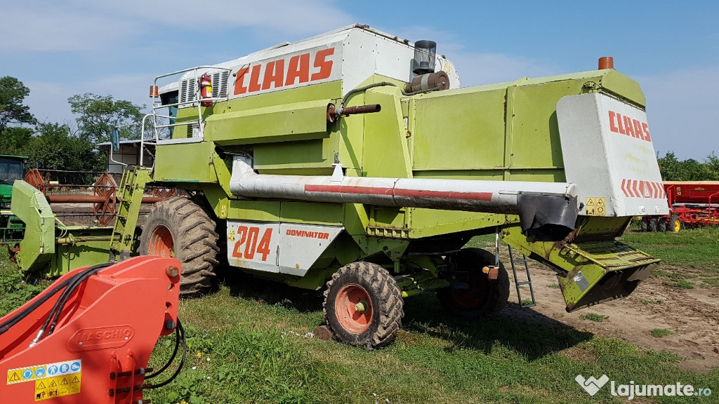 Combina Claas mega 204