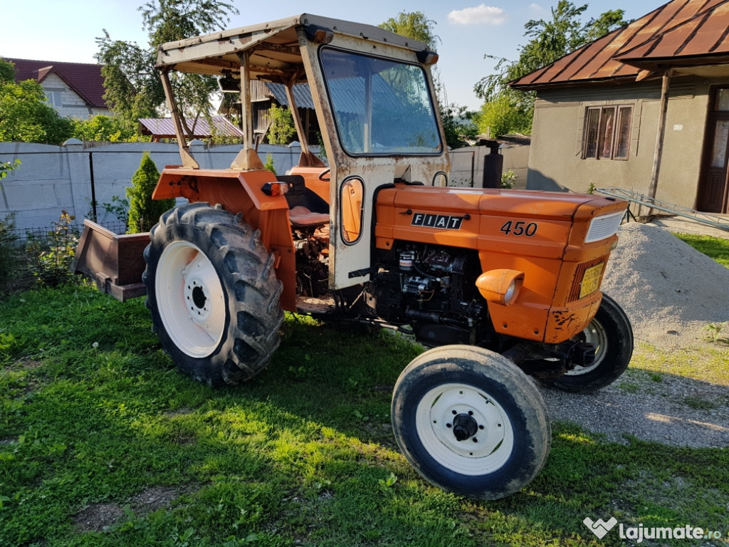 Tractor Fiat 450 2 manete dublu ambreiaj