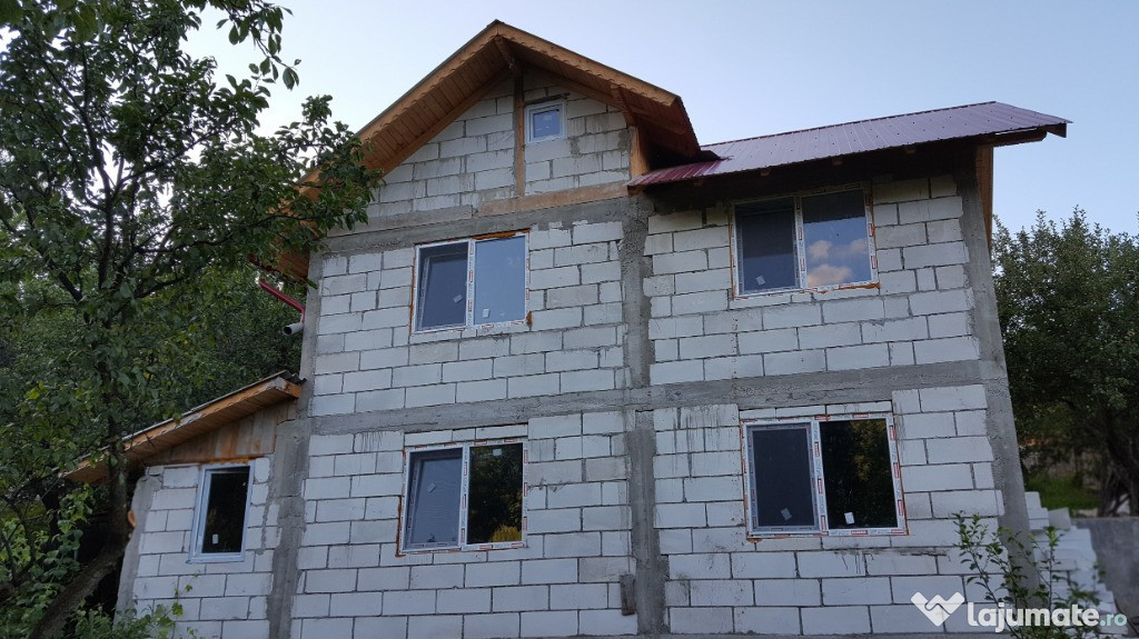 Casa de vacanta la rosu, Chiojdu - constructie 2018