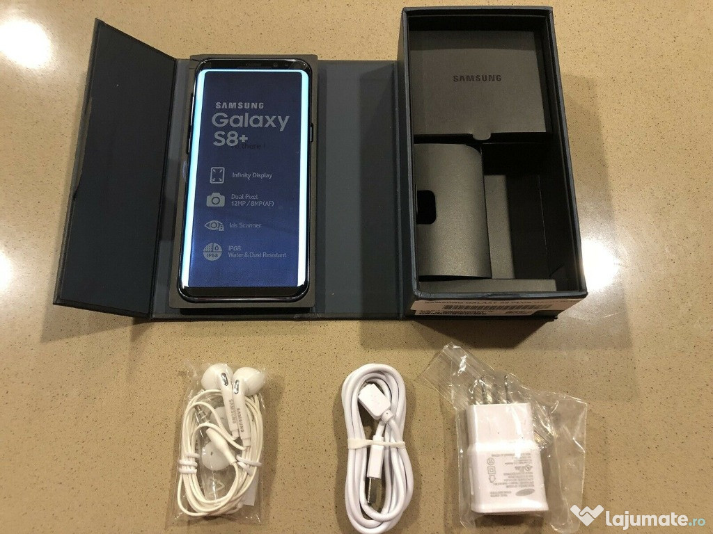 Samsung Galaxy S8+ PLUS SM-G955U 64GB Unlocked BLACK