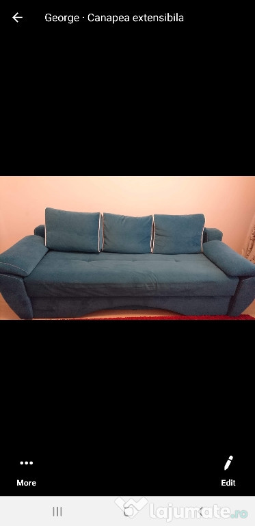Canapea extensibilă in stare foarte buna.
