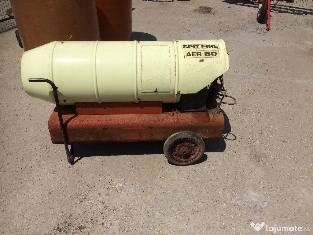 Generator de aer cald, tun de caldura