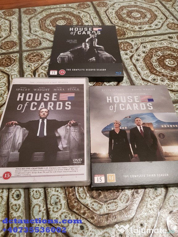 Serial House of cards - primele 3 sezoane