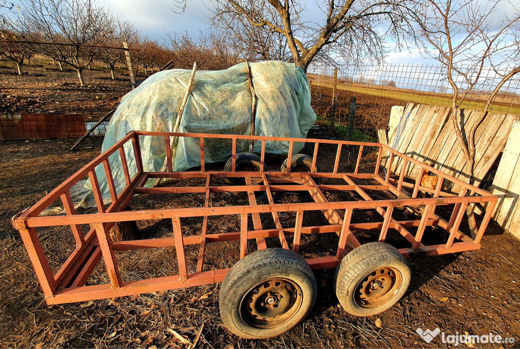 Platforma pt transport baloti 2 axe