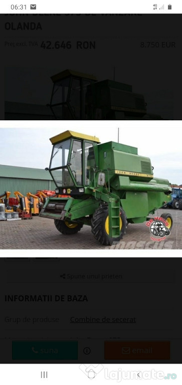 Piese combina john deere