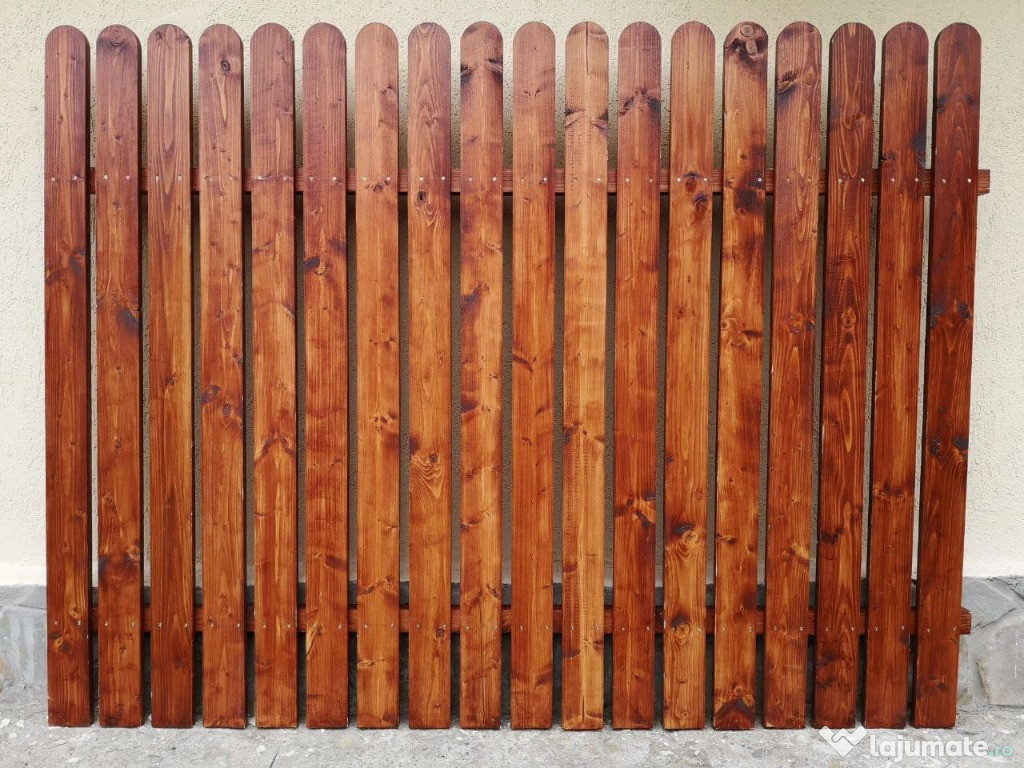 Gard lemn CLASIC ROND