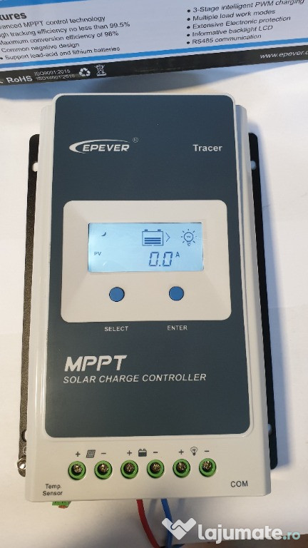 Controller MPPT 30A 3210AN 40A 4210AN Epever Tracer 100V