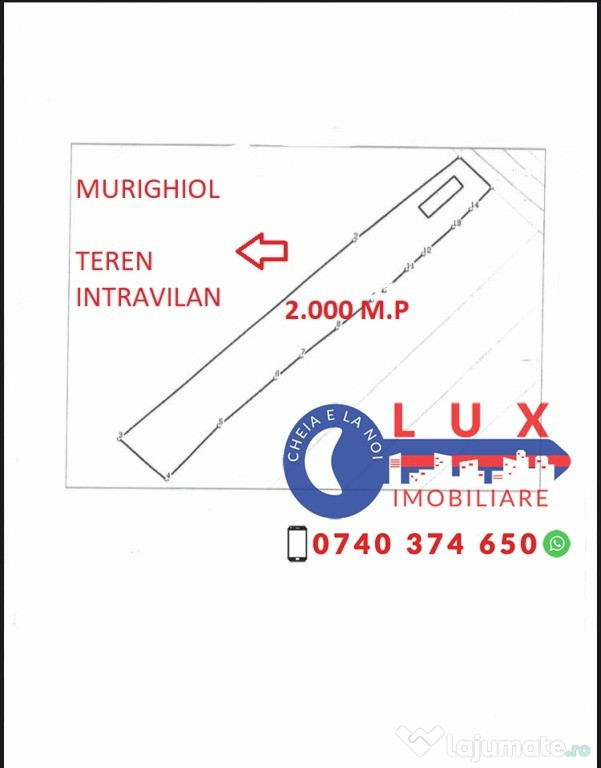 ID INTERN 7459 Teren intravilan *Murighiol