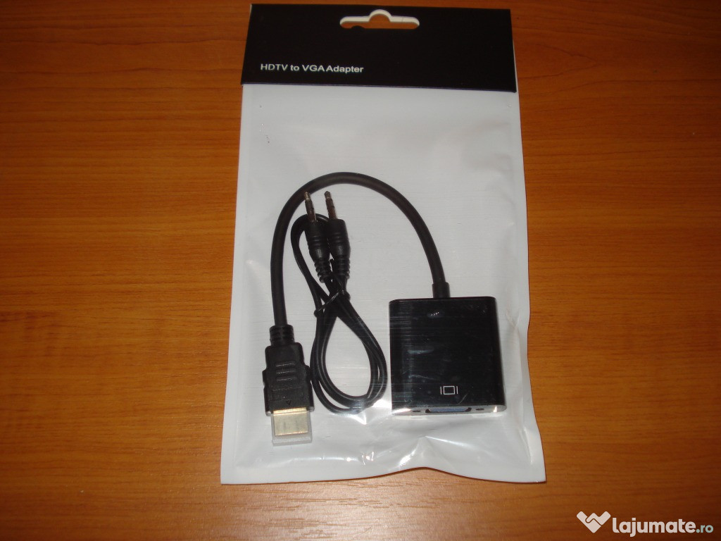 Adaptor video de la HDMI la VGA audio HDTV to VGA