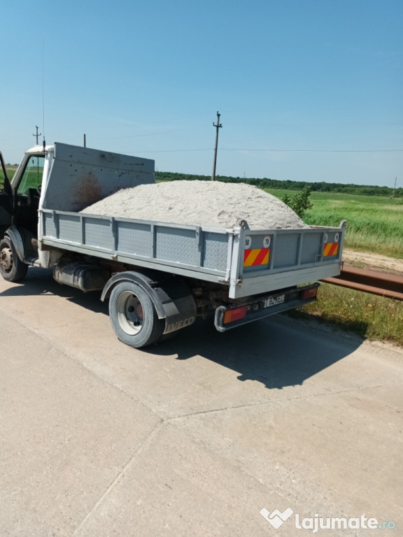 Transport de agregate de balastiera
