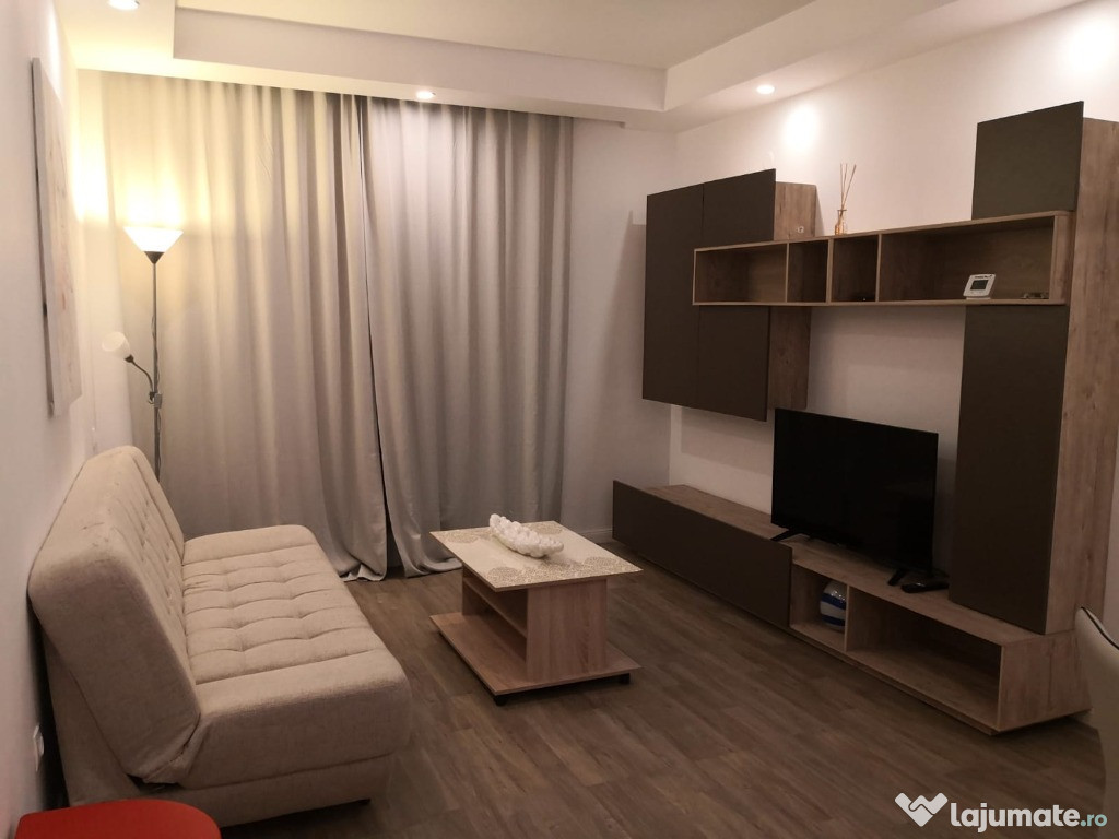 APARTAMENT PARTER- 2 camere, bucatarie inchisa, mobilat,