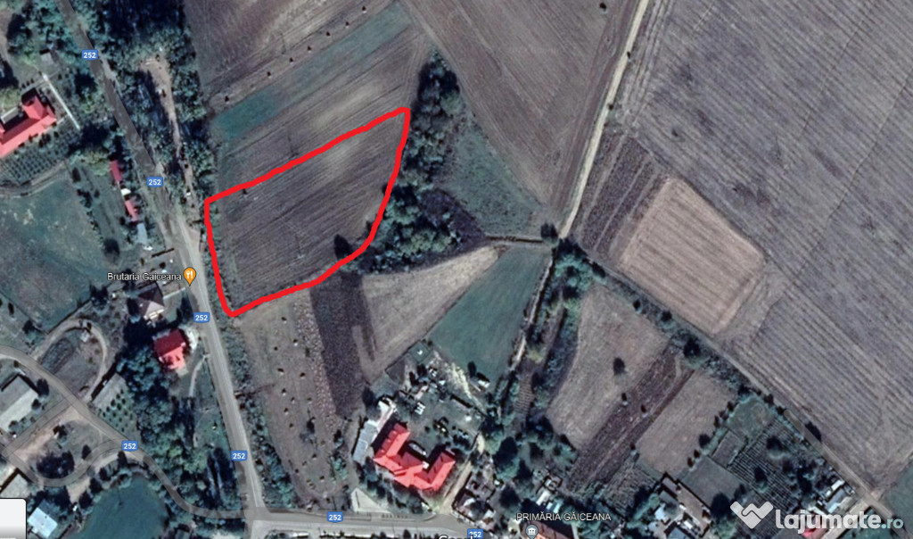 Teren 5400 mp , centru comuna gaiceana , judetul bacau