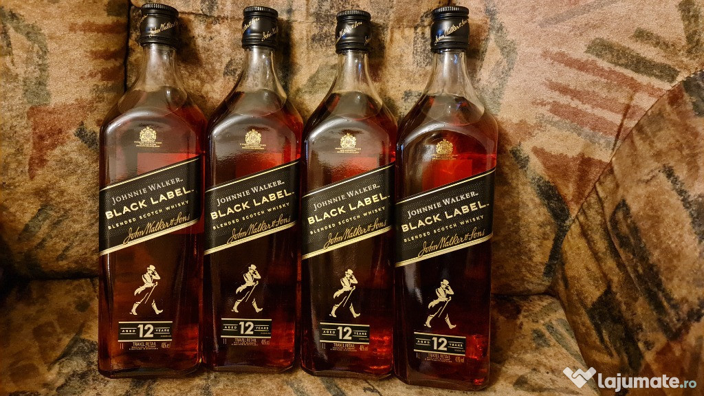 Whisky Johnnie Walker Black Label 12YO, Blended, 40%, 1l