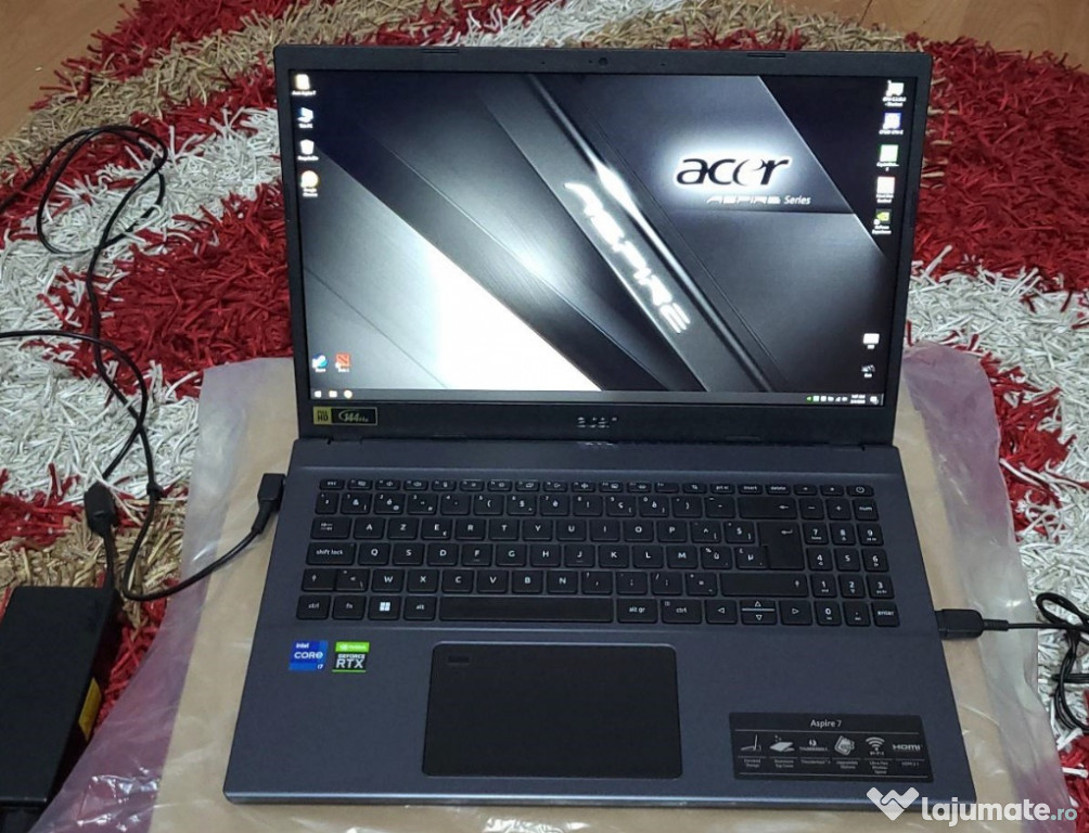 Laptop ACER ASPIRE 7 A715-51G i7-1260P RTX 3050 Ti 15" 144Hz