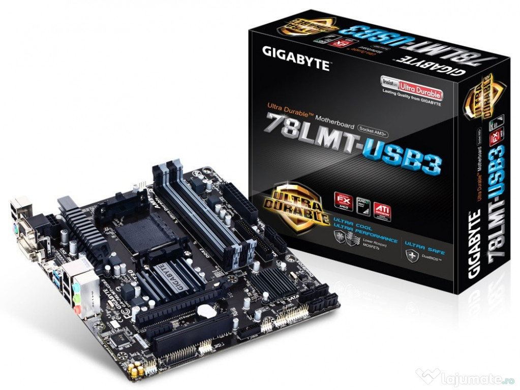 KIT AM3+ Gigabyte+FX8350 cu 8Core+8GB DDR3 !! CA NOU !!