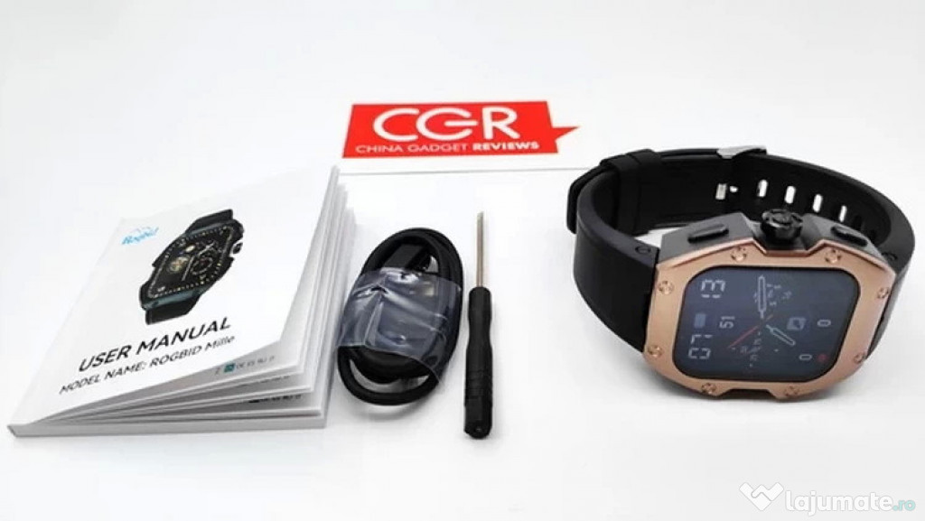 Rogbid Mille Rugged Smartwatch with 1.91″ display & 520 mAh