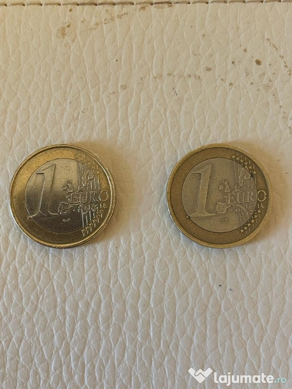2 monede 1 EURO 1999 si 2001